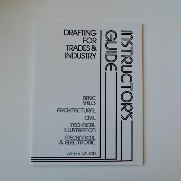 Drafting for Trades & Industry Instructor's Guide Book New - Picture 1 of 5